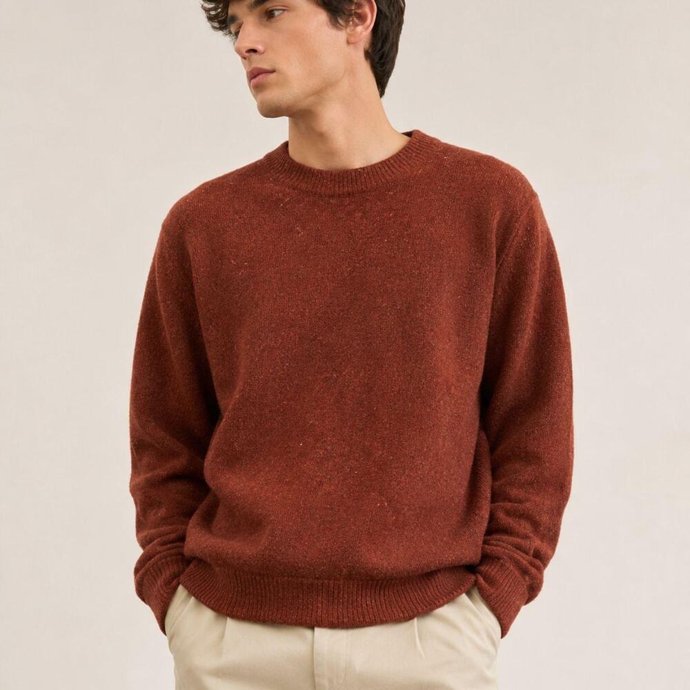 Hm rust red knit sweater
